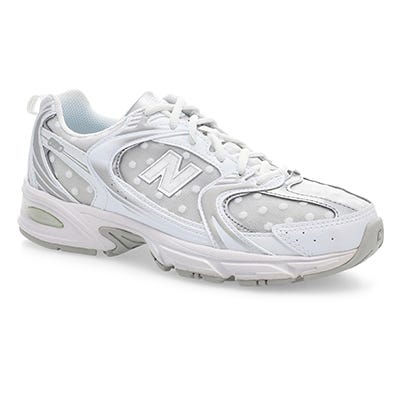 Lds 530 Lace Up Sneaker - White