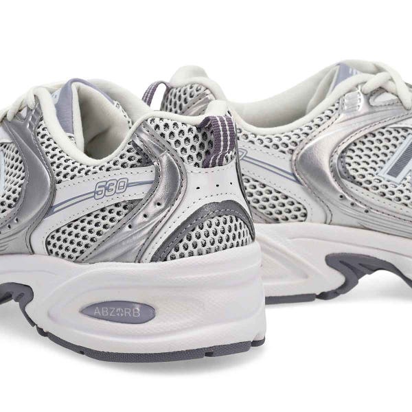Women's  530 Lace Up Sneaker - Grey Matter/Silver Metallic/Digital Mist