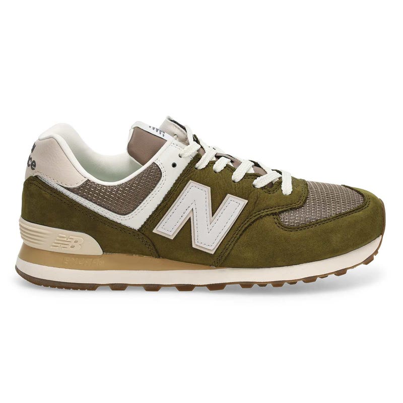 Men's 574 Lace Up Sneaker - Calcium/Dark Silver Metallic