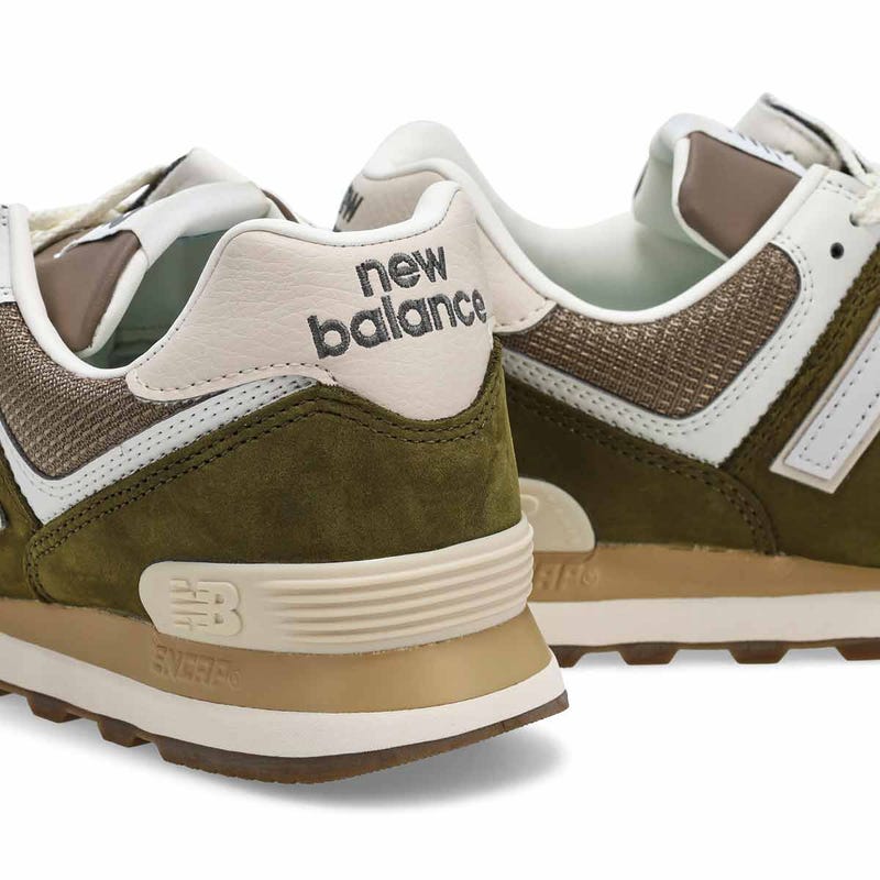 Men's 574 Lace Up Sneaker - Calcium/Dark Silver Metallic