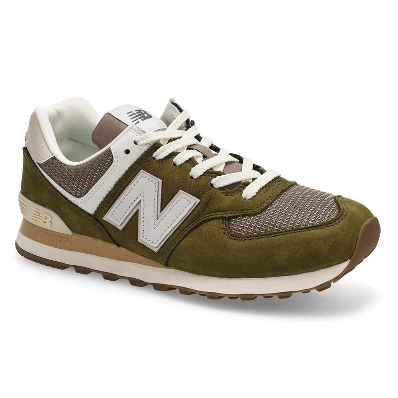 Men's 574 Lace Up Sneaker - Calcium/Dark Silver Metallic