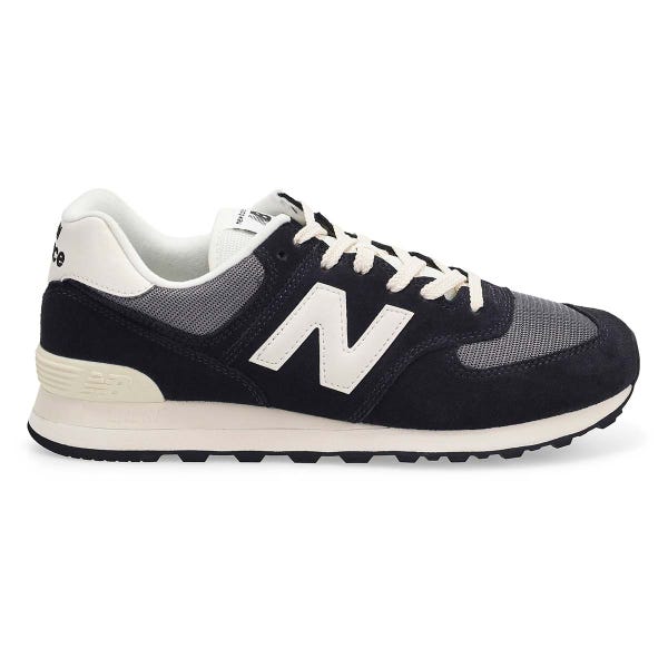 Men's  574 Lace Up Sneaker - Black/White