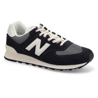 Men's  574 Lace Up Sneaker - Black/White