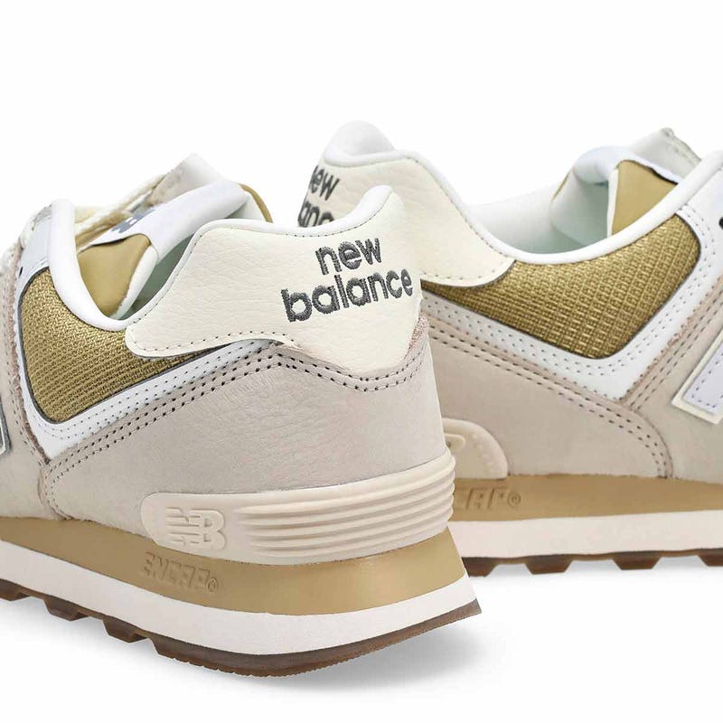 Men's 574 Lace Up Sneaker - Shipyard/Dark Silver Metallic