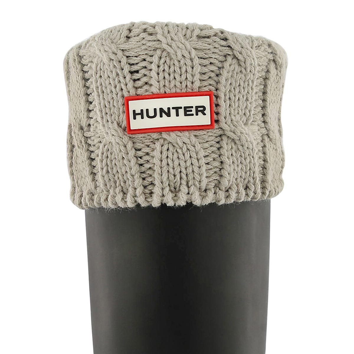 hunter 6 stitch cable boot sock