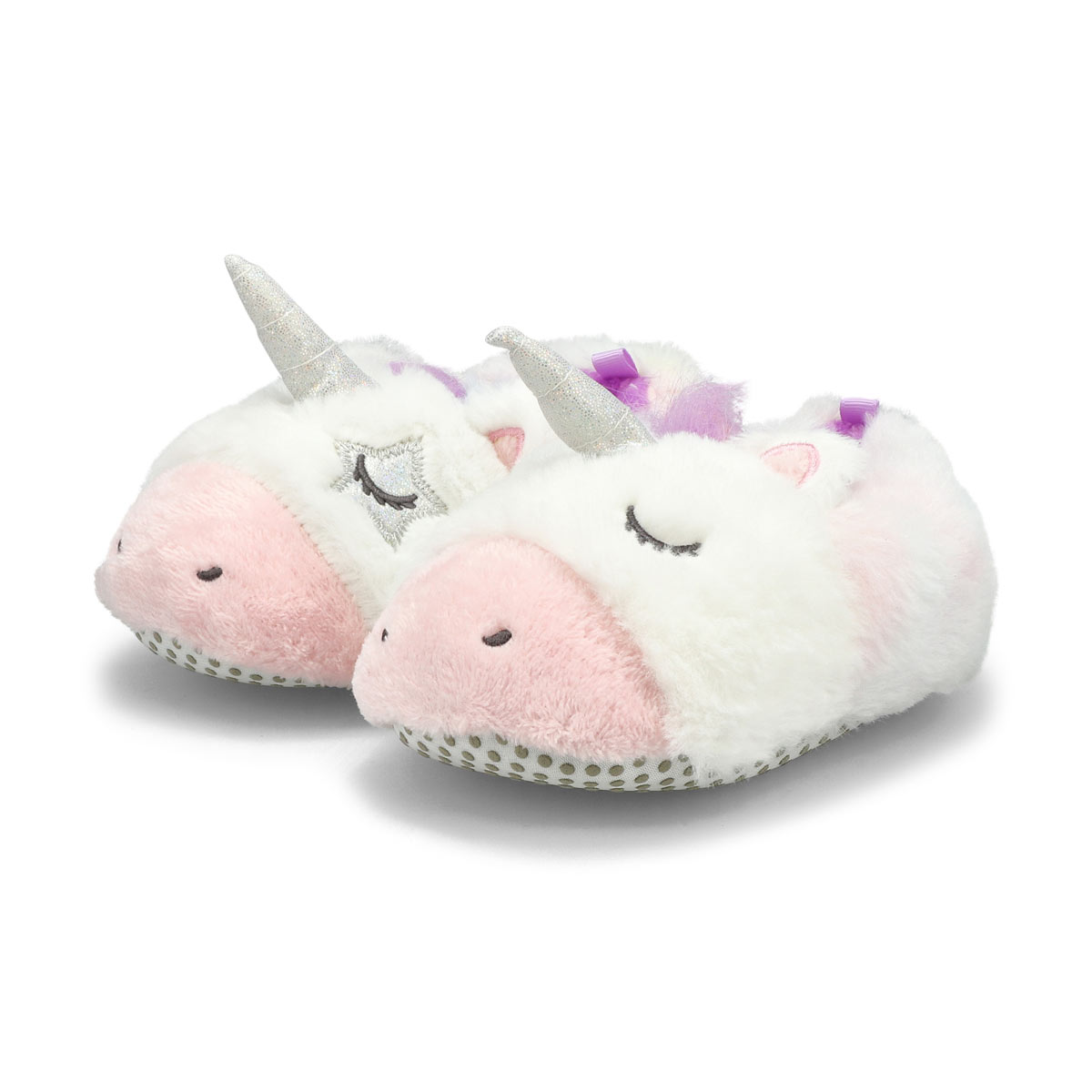 SoftMoc Girls' Unicorn Slipper Bootie - Rainb | SoftMoc.com