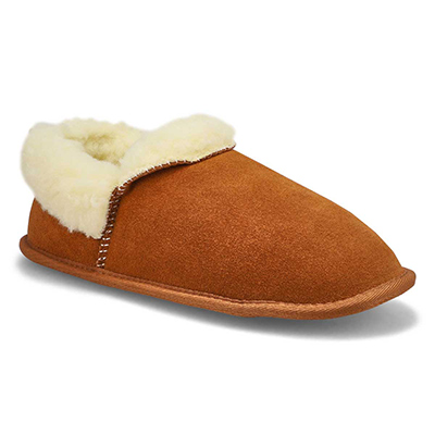 Lds Vakyrie Closed Back Slipper - Chestnut