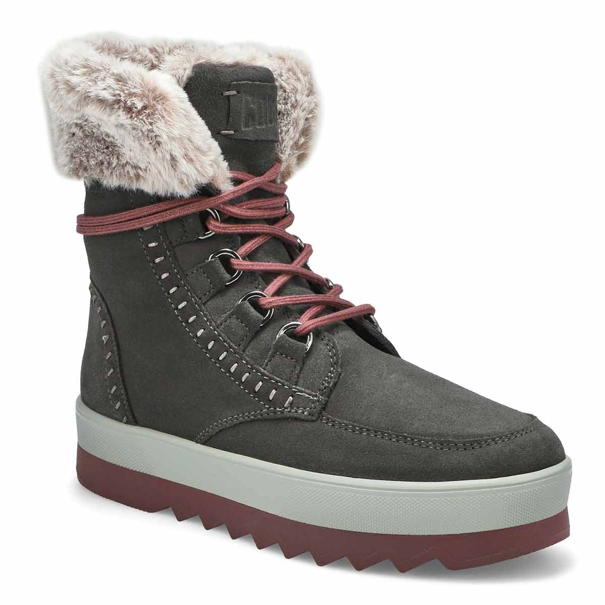 vanetta faux fur trim waterproof boot cougar