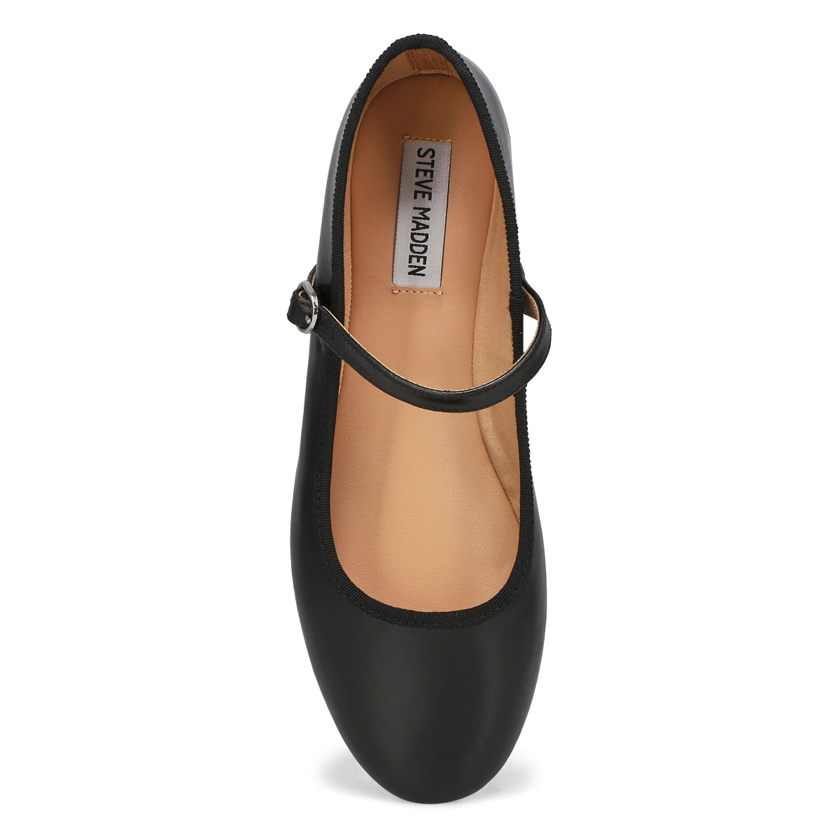 Women's  Vinetta Leather Casual Maryjane Flat - Black