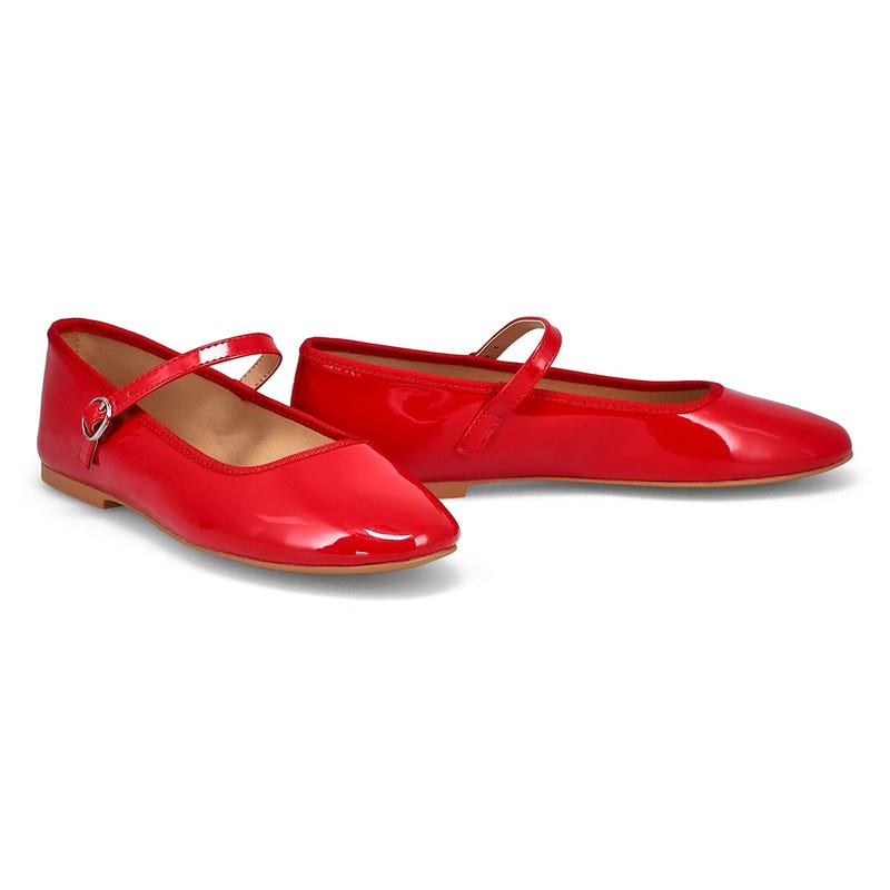 Women's  Vinetta Casual Maryjane Flat - Red Patent