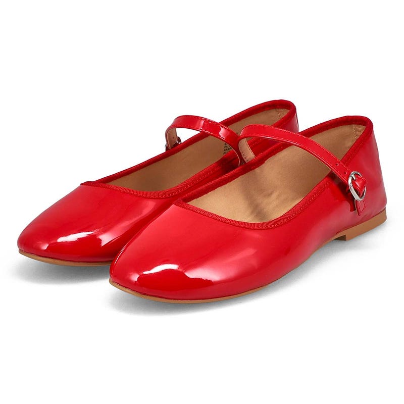 Women's  Vinetta Casual Maryjane Flat - Red Patent