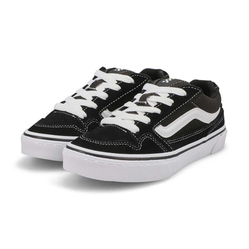 Boys' Caldrone Lace Up Sneaker - Black/White