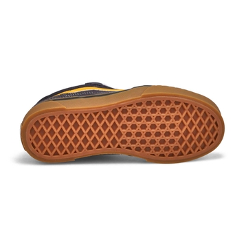 Boys' Caldrone Lace Up Sneaker - Charcoal/Yellow