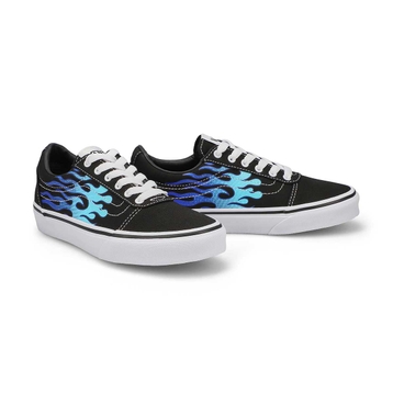 Kids' Ward Flame Sneaker - Black/White