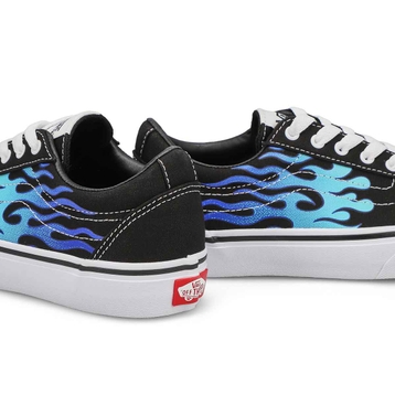Kids' Ward Flame Sneaker - Black/White