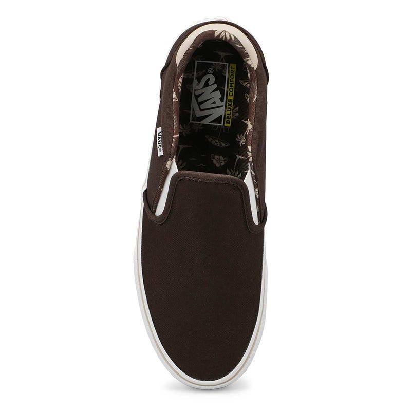 Men's Asher Deluxe Slip On Sneaker - Tropic Havana/Turkish Coffee
