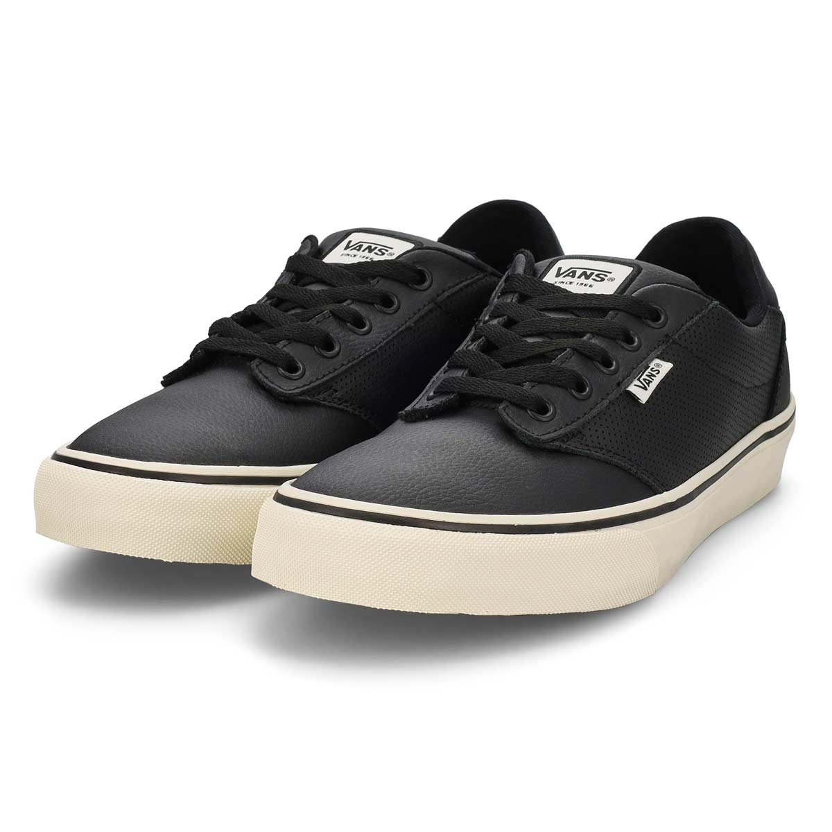 Men's Atwood Deluxe Sneaker - Perf Leather Black