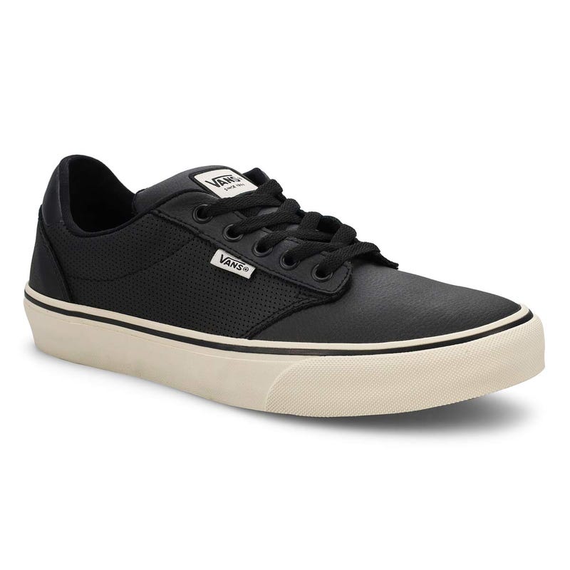 Men's Atwood Deluxe Sneaker - Perf Leather Black