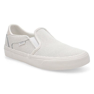Lds Asher Deluxe Slip On Sneaker - Blanc De Blanc