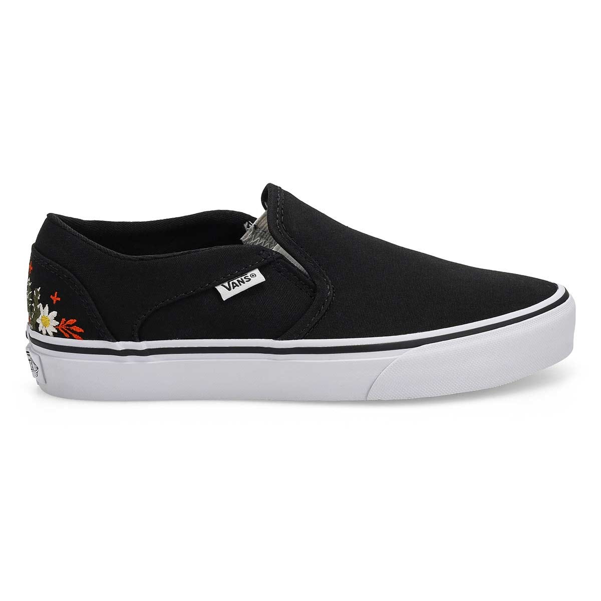 Women's Asher Slip On Sneaker - Embroidery Black