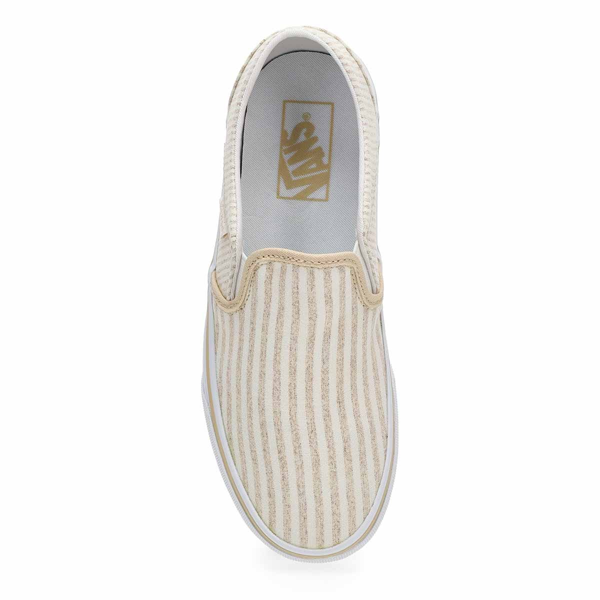 Women's  Asher Slip On Sneaker - Summer Stripe Creme Brule