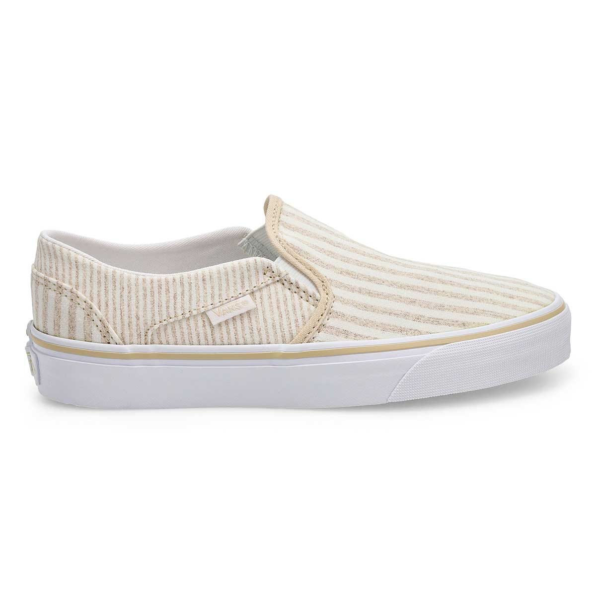 Women's  Asher Slip On Sneaker - Summer Stripe Creme Brule