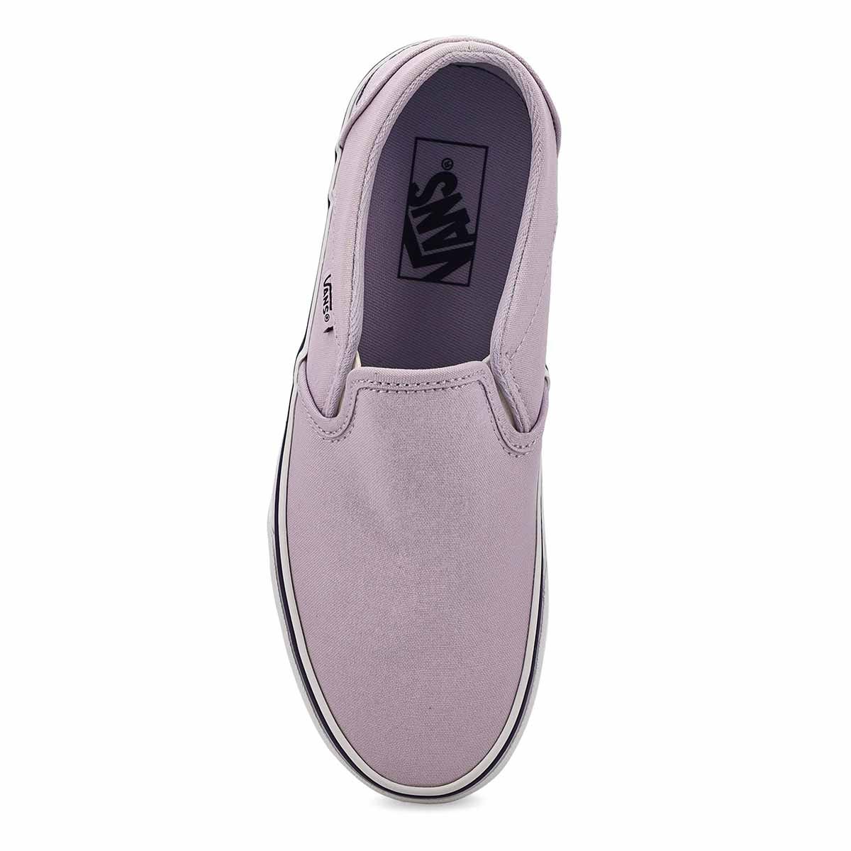 Women's  Asher Slip On Sneaker - Mono Embroidery Lilac Mist