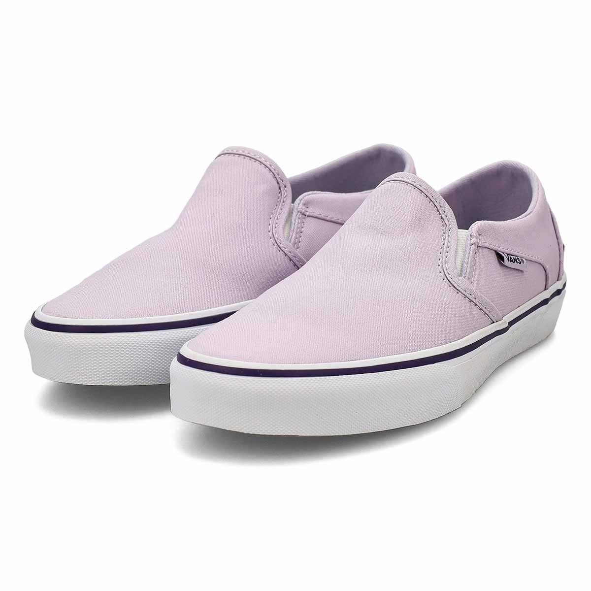Women's  Asher Slip On Sneaker - Mono Embroidery Lilac Mist