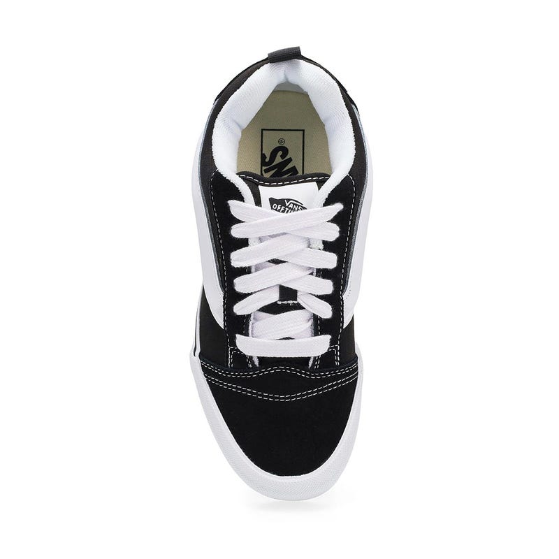 Espadrille à lacets Knu Skool pour enfants - Noir/Blanc True White