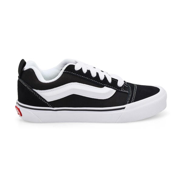 Espadrille à lacets Knu Skool pour enfants - Noir/Blanc True White