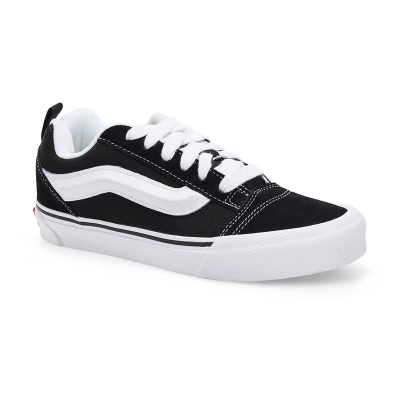 Espadrille à lacets Knu Skool pour enfants - Noir/Blanc True White