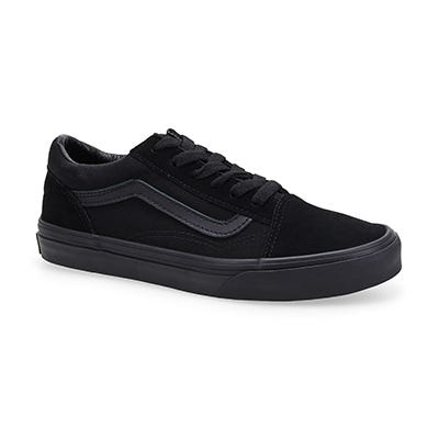 Kds Old Skool Lace Up Sneaker - Black/Black