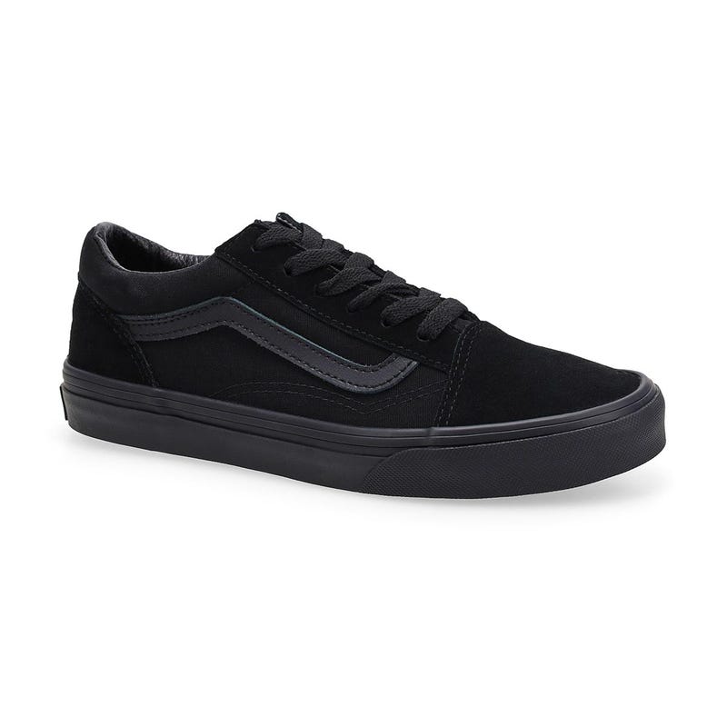 Espadrille Old Skool à lacets pour enfants - Noir/Noir