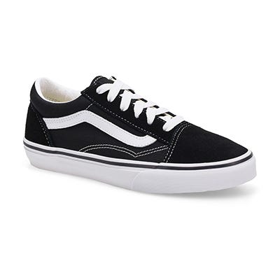 Kds Old Skool Lace Up Sneaker - Black/White
