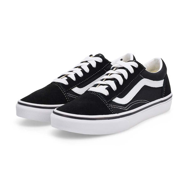 Espadrille Old Skool à lacets pour enfants - Noir/Blanc