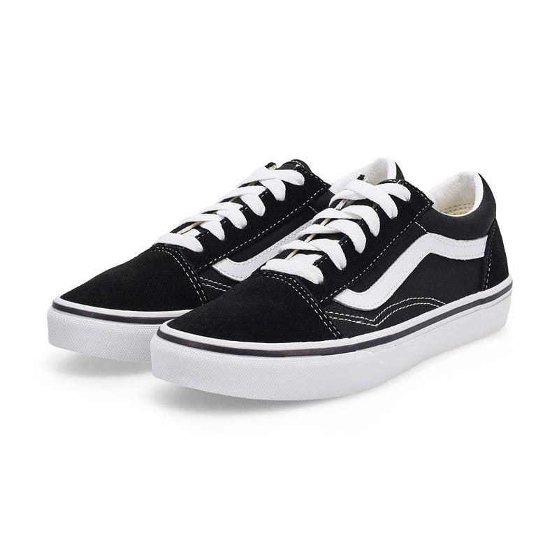 Espadrille Old Skool à lacets pour enfants - Noir/Blanc