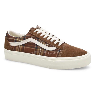 Mns Old Skool Sneaker- Plaid/Vintage Cocoa