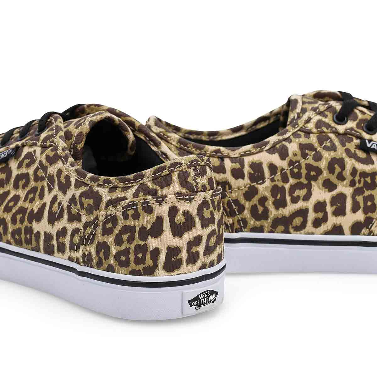 Women's Atwood Low Lace Up Seanker - Leopard Black