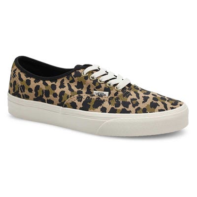 Espadrille à lacets Authentique pour femmes - léopard noir/encens