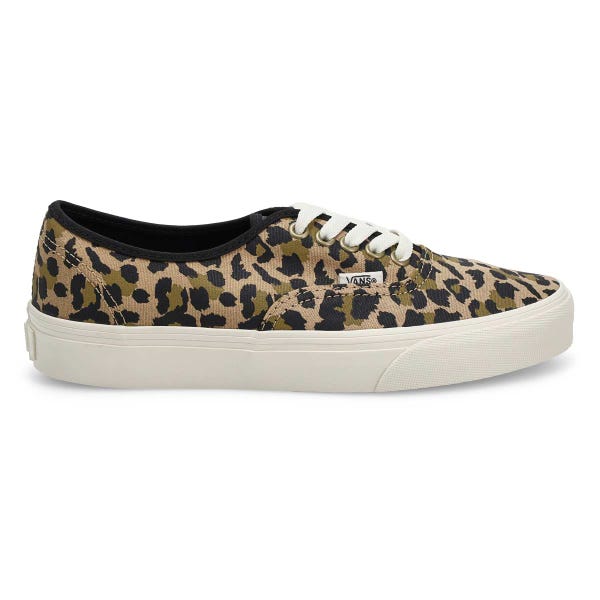 Espadrille Authentique à lacets pour femmes - léopard noir/encens