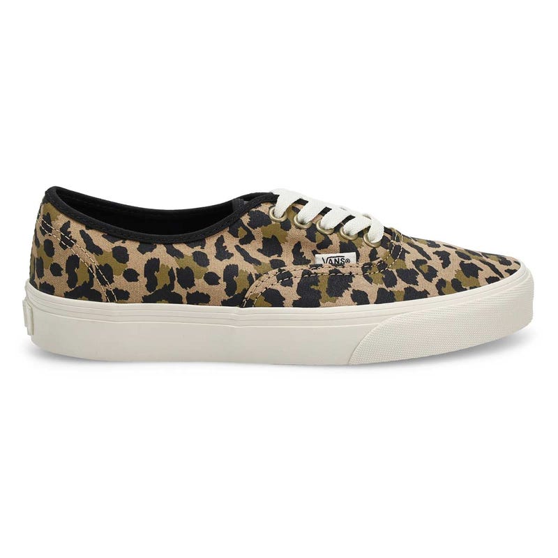Espadrille Authentique à lacets pour femmes - léopard noir/encens