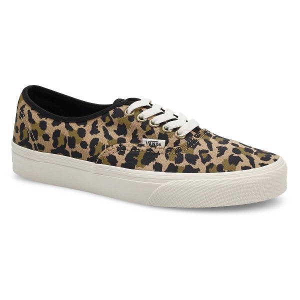 Espadrille Authentique à lacets pour femmes - léopard noir/encens