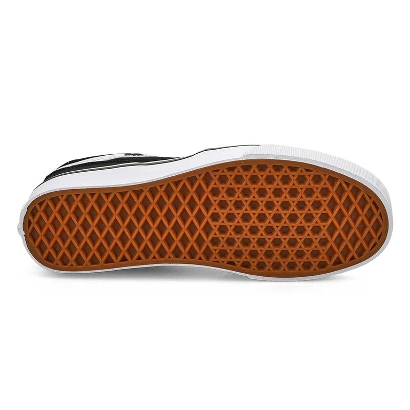 Women's  Brooklyn LS Lace Up Sneaker - Mono Embroidery Black