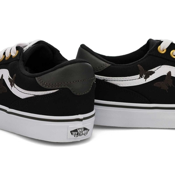 Baskets à lacets BROOKLYN LS, noir/broderie mono, 