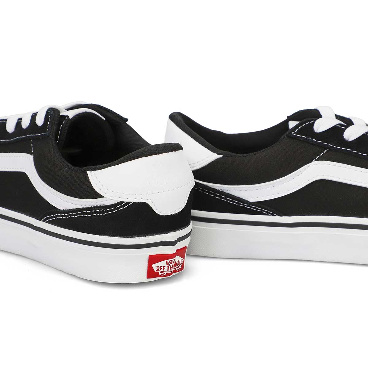 Women's Brooklyn LS Lace Up Sneaker - Black/White