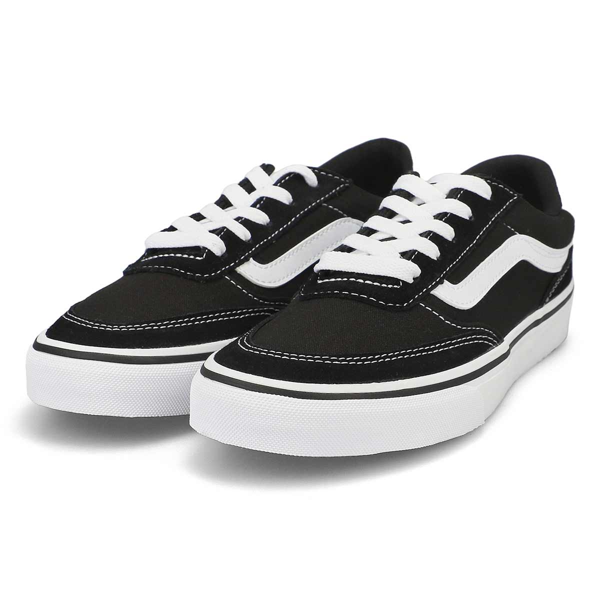 Women's Brooklyn LS Lace Up Sneaker - Black/White