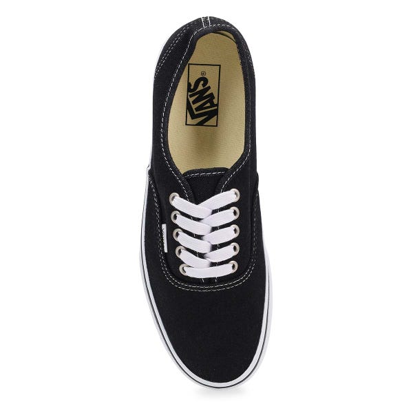 Espadrille en denim à lacets Authentic pour hommes - Noir/blanc
