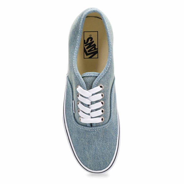 Espadrille lacée Authentic en denim pour hommes - Bleu/blanc