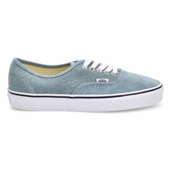 Espadrille lacée Authentic en denim pour hommes - Bleu/blanc