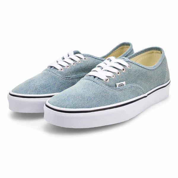 Espadrille lacée Authentic en denim pour hommes - Bleu/blanc
